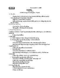 Giáo án Lớp 4 - Tuần 22 - Năm học 2006-2007 (