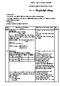 Giáo án Môn Toán 4 - Tiết 145: Luyện tập chun