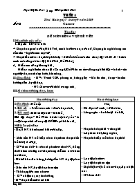 Giáo án lớp 4 - Trường Tiểu học Minh Khai - Tuần 1