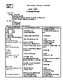 Giáo án môn học Toán 4 - Tuần 9