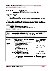 Giáo án Tiếng Việt 4 - Trường tiểu học Phước Thịnh