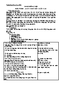 Giáo án các môn lớp 3 (buổi chiều) - Tuần 18