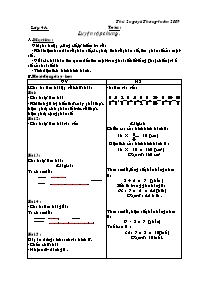 Giáo án các môn học khối 4