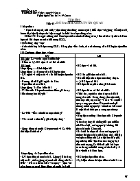 Giáo án dạy Lớp 4 - Tuần thứ 27