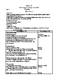 Giáo án dạy Tuần 19 - Khối 4