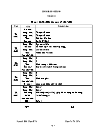 Giáo án Lớp 1 - Tuần 1 - GV: Nguyễn Thị Ngọc Yến