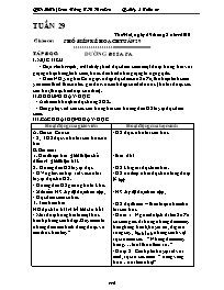 Giáo án Lớp 4 Tuần 29 - GV: Lê Thị Soan - Trường TH Hoa Sơn