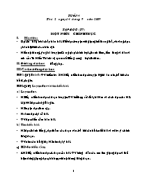 Giáo án Lớp 4 - Tuần 5 (soạn ngang)