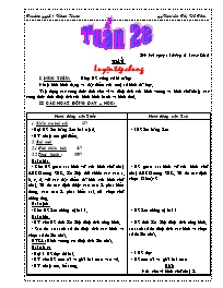 Giáo án Toán 4 - Tuần 28 - GV: Nguyễn Thị Vũ Tâm - Trường TH số 1 Nhơn Hưng