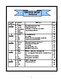 Giáo án dạy Lớp 4 - Tuần 25 - Chuẩn kiến thức kỹ năng