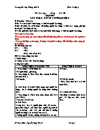 Giáo án Lớp 4 - Tuần 19 - GV: Nguyễn Ngọc Tha