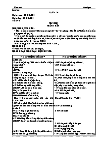 Giáo án Lớp 4 - Tuần 26 - Chuẩn kiến thức kỹ 
