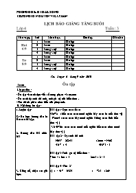 Giáo án Tăng buổi Lớp 4 - Tuần 3 đến 18 - Trường TH Nguyễn Viết Xuân