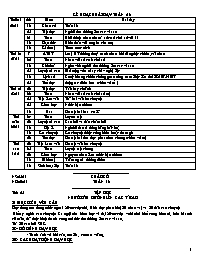 Bài dạy Tuần 13 - Khối 4