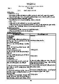 Giáo án các môn Lớp 4 - Tuần thứ 14