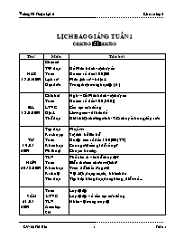 Giáo án Lớp 4 - Tuần 1 - GV: Lê Thị Hòa - Trường TH Thuận Lợi A