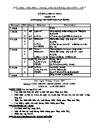 Giáo án Lớp 4 - Tuần 10 - GV: Trần Văn Mão - Trường tiểu học Hồng Sơn
