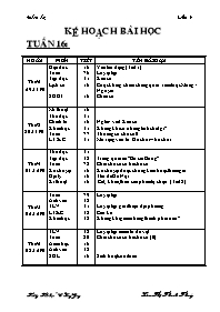 Giáo án Lớp 4 - Tuần 16 - GV: Lâm Thị Thanh Thuý - Trường Tiểu học “C” Long Giang