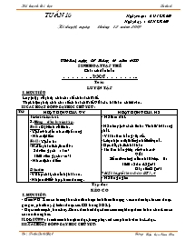 Giáo án Lớp 4 - Tuần 16 - GV: Trần Quốc Đạt - Trường Tiểu học Nam Sơn