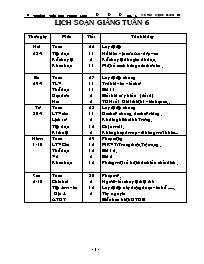 Giáo án Lớp 4 - Tuần 6 - GV: Võ Thị Ngọc Giàu - Trường tiểu học Phước Lại