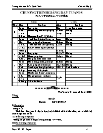 Giáo án Lớp 4 - Tuần 8 - GV: Phạm Thị Thu Huyền - Trường tiểu học Trần Quốc Toản